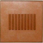Tablou panza Art Row maro100x100cm