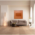 Tablou panza Art Row maro100x100cm