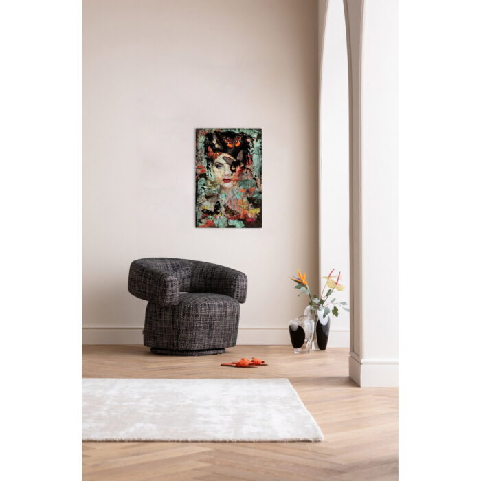 Tablou sticla Lady Butterfly 75x55cm