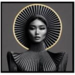 Tablou Muse Geometry LED 80x80cm