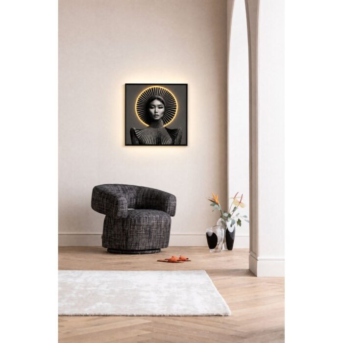 Tablou Muse Geometry LED 80x80cm