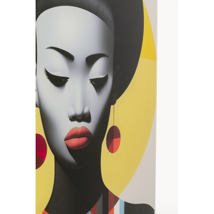Tablou sticla Muse Retro Lady 30x40cm (2/Set)