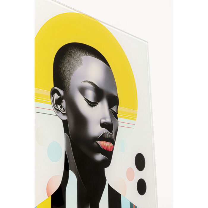 Tablou sticla Muse Retro Lady 30x40cm (2/Set)