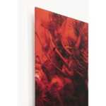 Tablou sticla rosu All Over 50x40cm