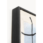 Tablou cu rama Dust albastru 55x75cm