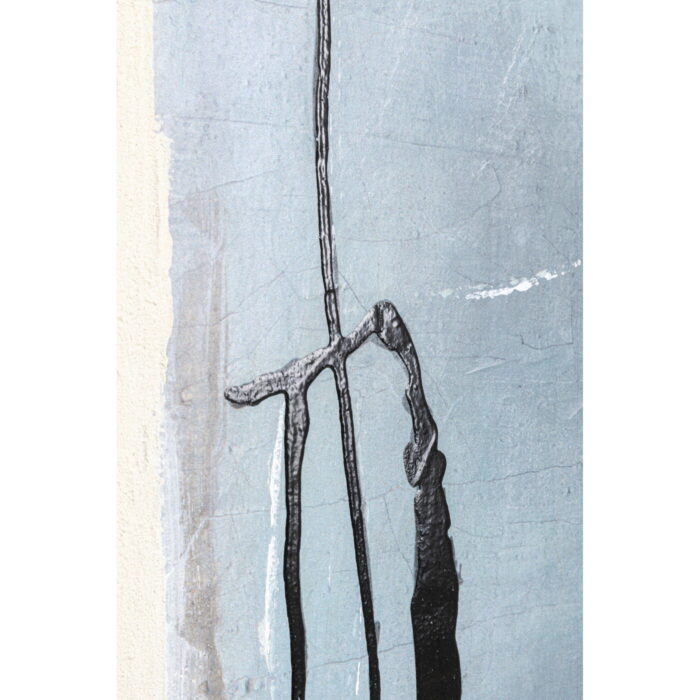 Tablou cu rama Dust albastru 55x75cm