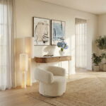 Tablou cu rama Dust albastru 55x75cm