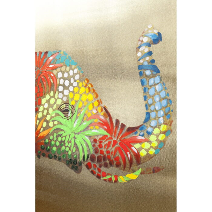 Tablou panza Flower Elefant 50x40cm
