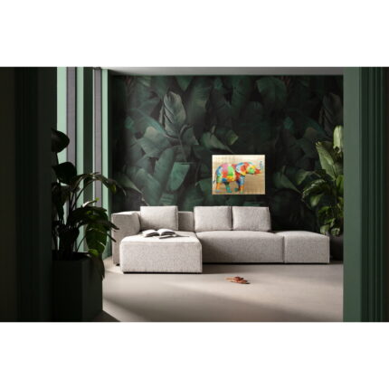 Tablou panza Flower Elefant 50x40cm