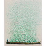 Tablou panza Flower Boat Beige verde 40x50cm
