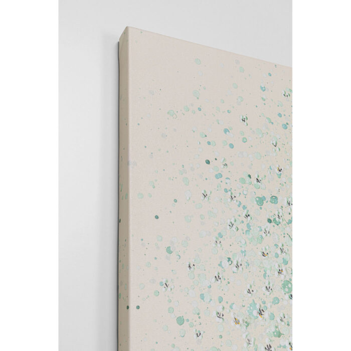 Tablou panza Flower Boat Beige verde 40x50cm