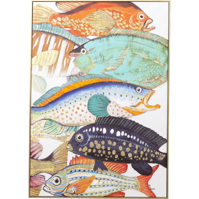 Tablou Touched Fish Meeting (2/Set)