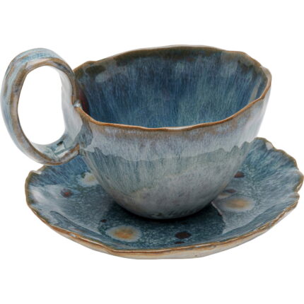 Coffee Cana Mina albastru (2/set )