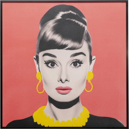Tablou cu rama Diva Brunette 60x60cm
