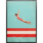 Tablou cu rama Jumping Girl Up 103x73cm