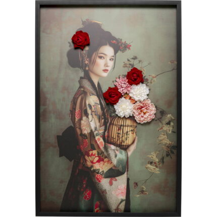 Tablou panza Kimono Girl 84x124cm