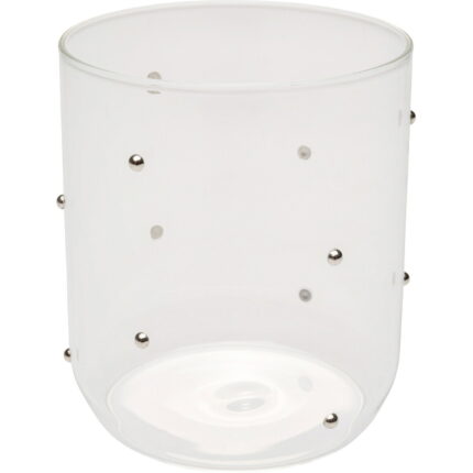 Pahar Glam Dots Silver 9cm