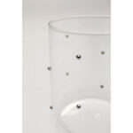 Pahar Glam Dots Silver 9cm