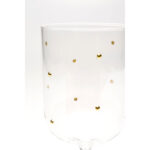 Pahar de vin alb Glam Dots Gold 22cm