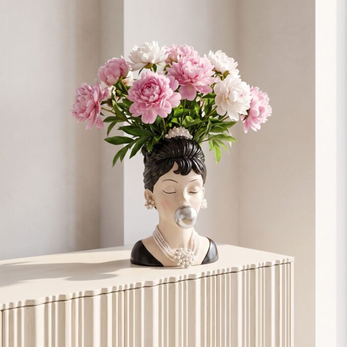 Deco Vaza Bubble Gum Lady 30cm