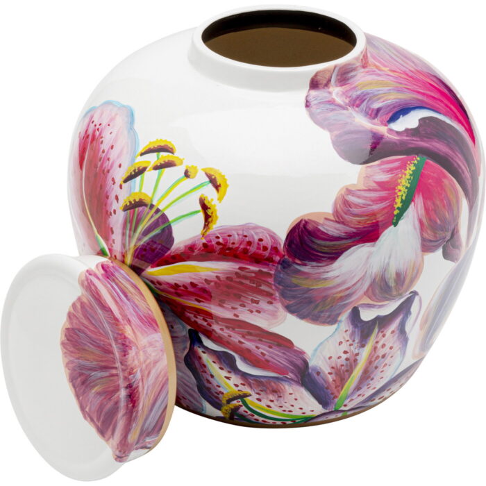 Bol decorativ Lillies roz Ø27cm