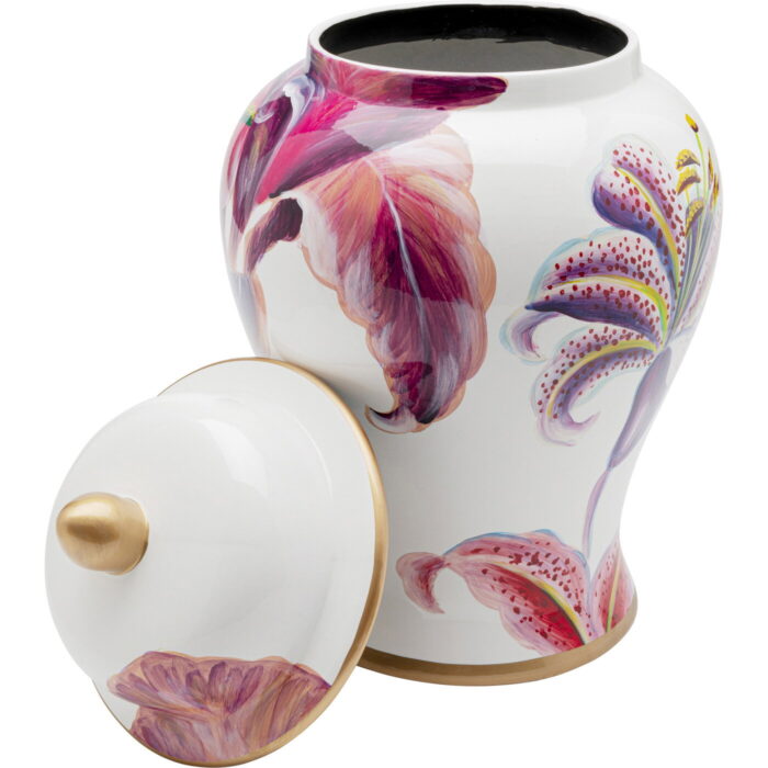 Bol decorativ Lillies roz Ø26cm