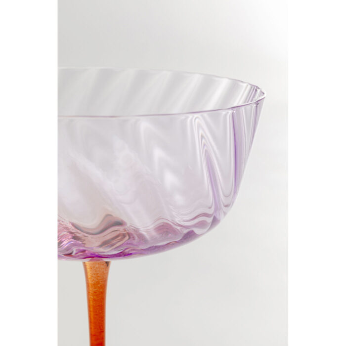 Pahar sampanie Twist 18cm assorted