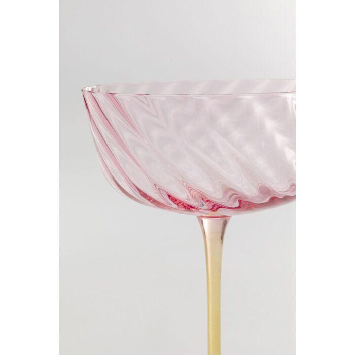 Pahar sampanie Twist 18cm assorted
