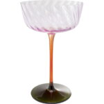 Pahar sampanie Twist 18cm assorted