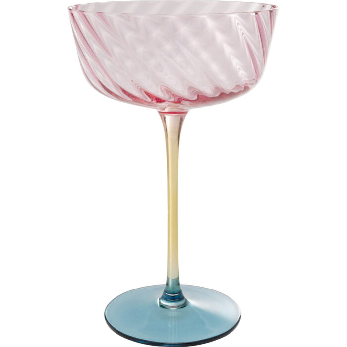 Pahar sampanie Twist 18cm assorted