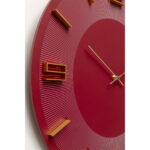 Ceas perete Leonardo Red/Gold Ø49cm