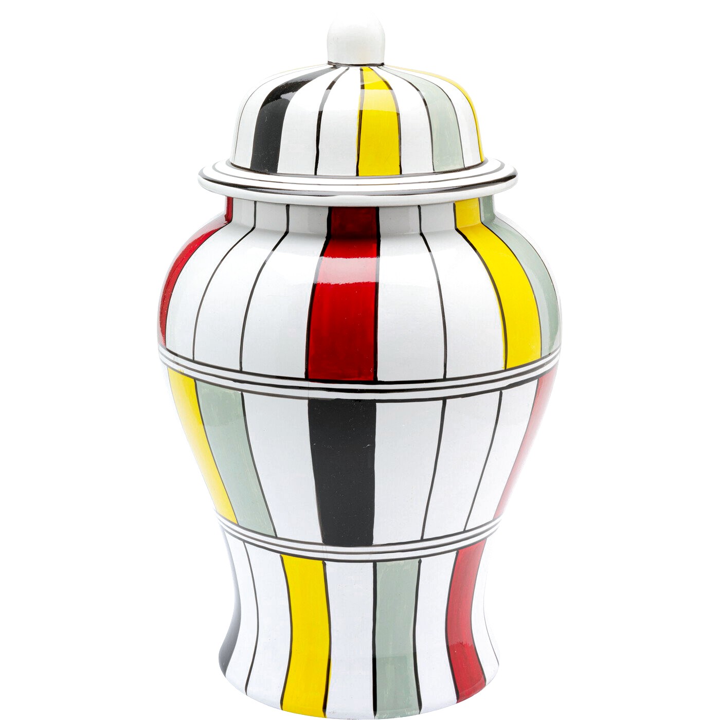 KARE-58159-alb BOL DECORATIV PRIMERY SHADES Ø26CM