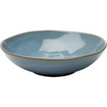 Farfurie adanca Organic Turquoise Ø22cm