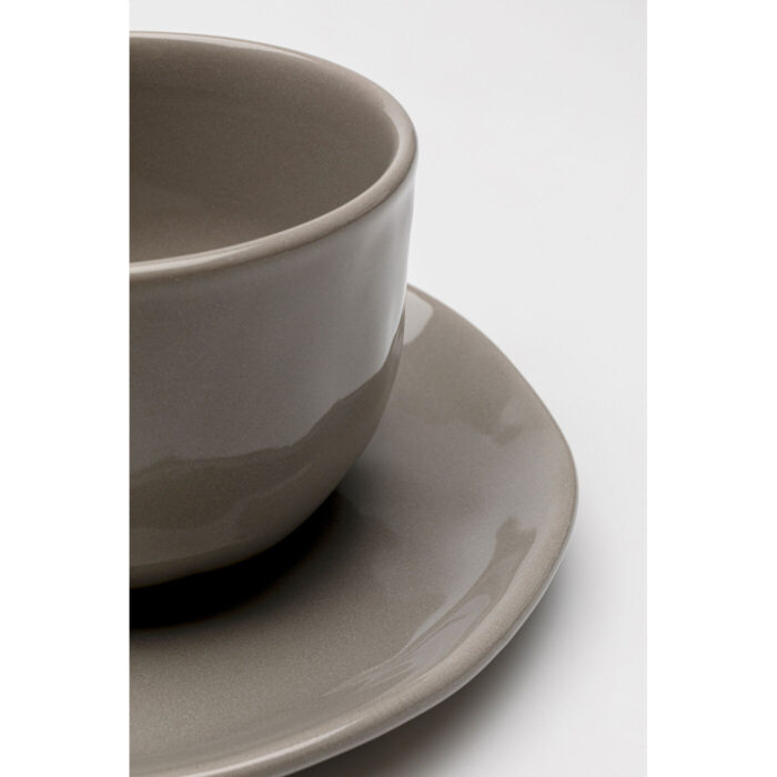 Ceasca cafea Organic gri (2/set )