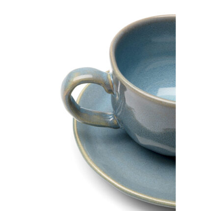 Ceasca cafea Organic Turquise (2/set )