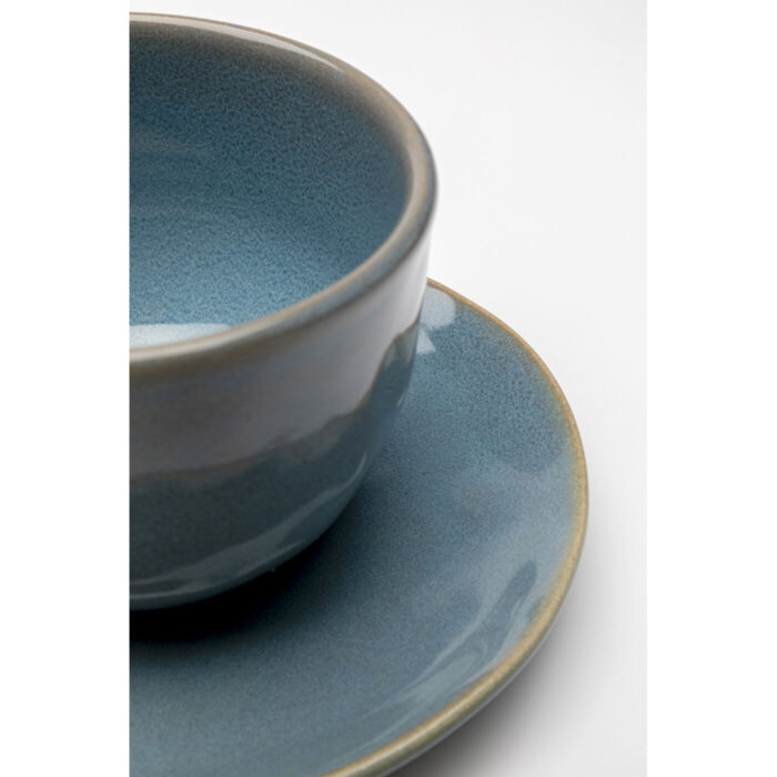Ceasca cafea Organic Turquise (2/set )