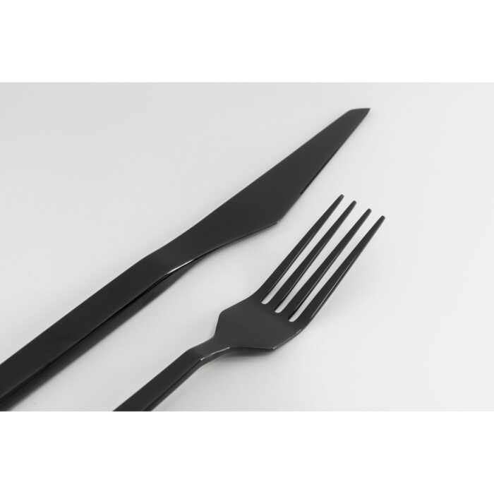 Tacamuri Adella Shiny negru (16/set )