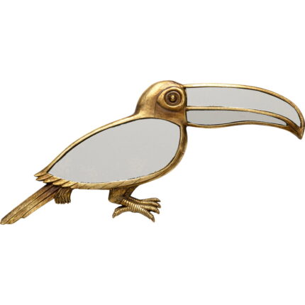Decoratiune de perete Toucan Oglinda 43x17 cm