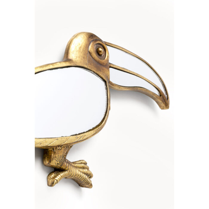 Decoratiune de perete Toucan Oglinda 43x17 cm