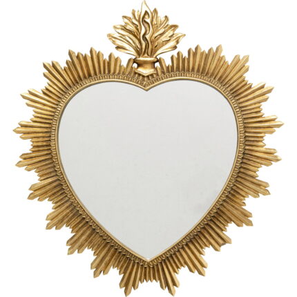 Decoratiune de perete Heart Oglinda 39x54 cm