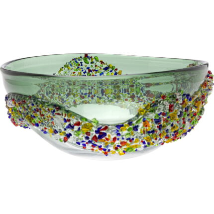 Bol decorativ cu cerc cu sclipici Ø27cm