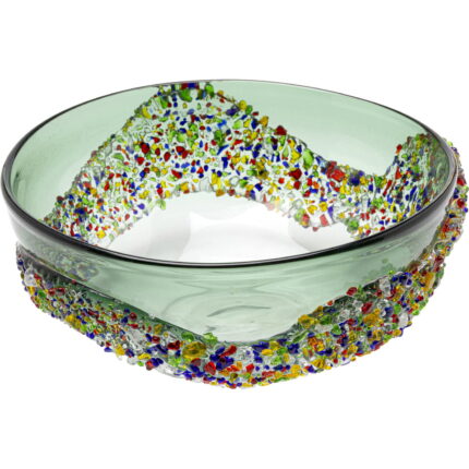 Bol decorativ cu cerc cu sclipici Ø27cm