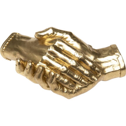 Obiect decorativ Shake Hands Auriu 25 cm