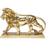Figurina decorativa Lion Auriu 31 cm