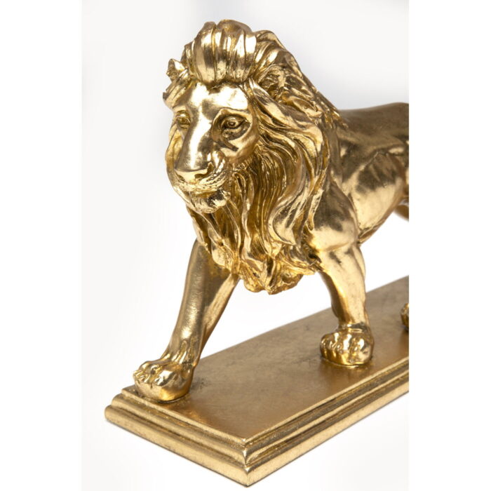 Figurina decorativa Lion Auriu 31 cm