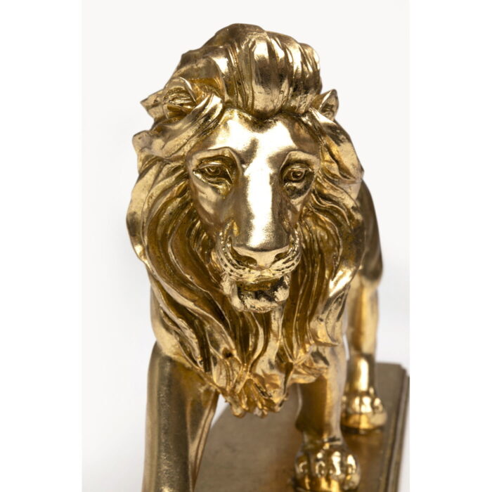 Figurina decorativa Lion Auriu 31 cm