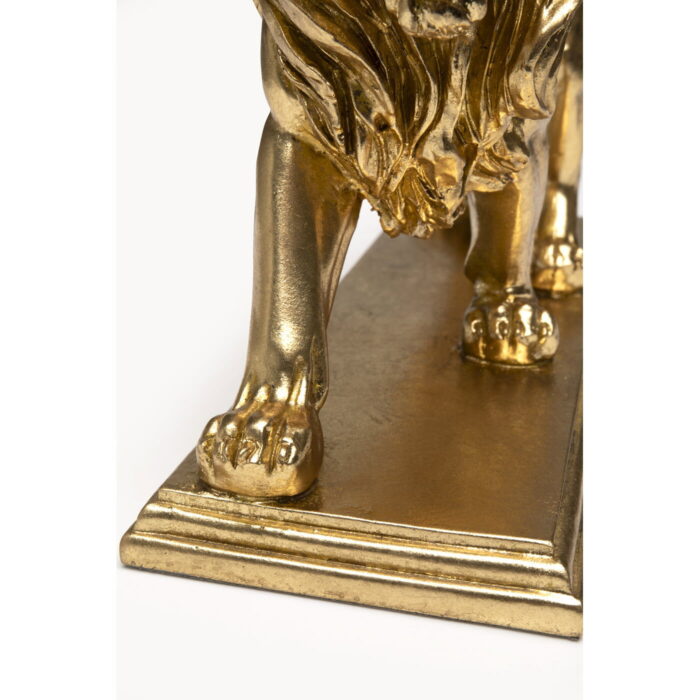 Figurina decorativa Lion Auriu 31 cm
