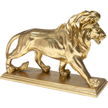 Figurina decorativa Lion Auriu 31 cm