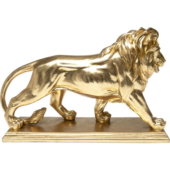 Figurina decorativa Lion Auriu 31 cm