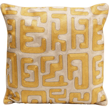 Pernuta decorativa Meander Auriu 50x50 cm